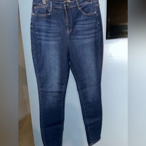 Fashionnova dark wash denim Jeans.